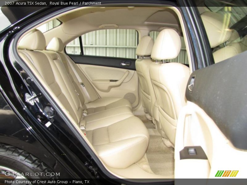 Royal Blue Pearl / Parchment 2007 Acura TSX Sedan
