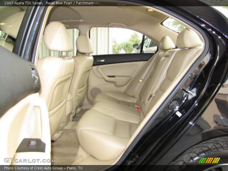 Royal Blue Pearl / Parchment 2007 Acura TSX Sedan