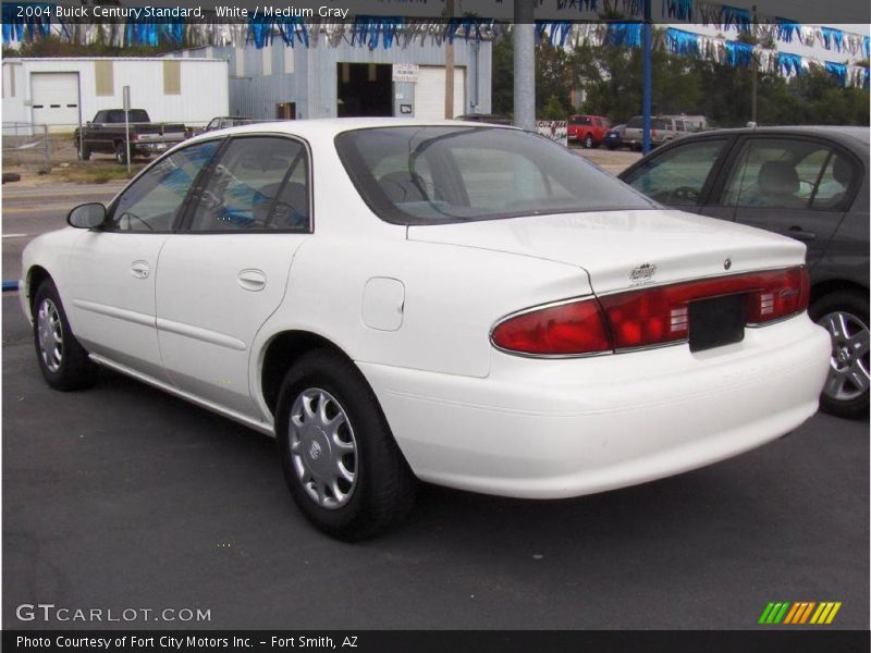 White / Medium Gray 2004 Buick Century Standard