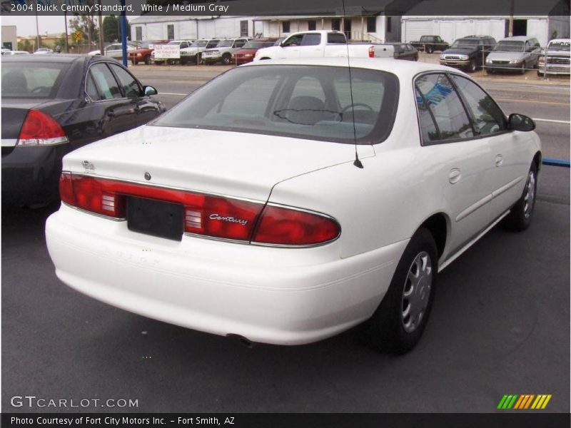 White / Medium Gray 2004 Buick Century Standard