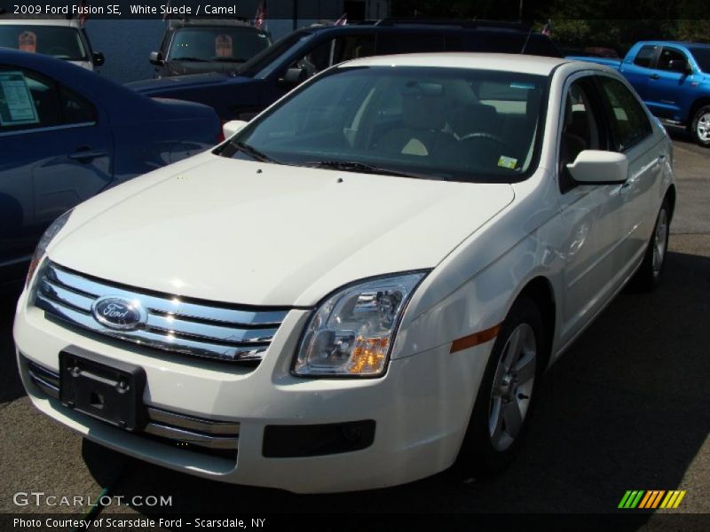 White Suede / Camel 2009 Ford Fusion SE