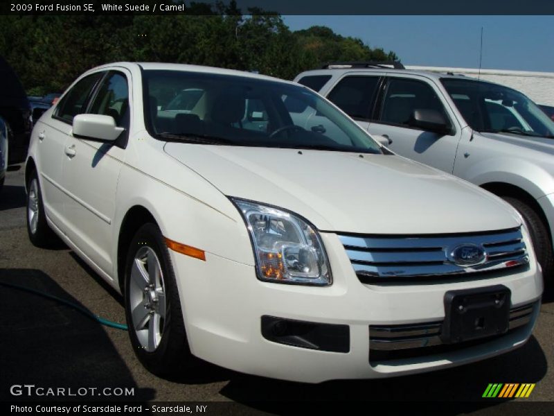 White Suede / Camel 2009 Ford Fusion SE