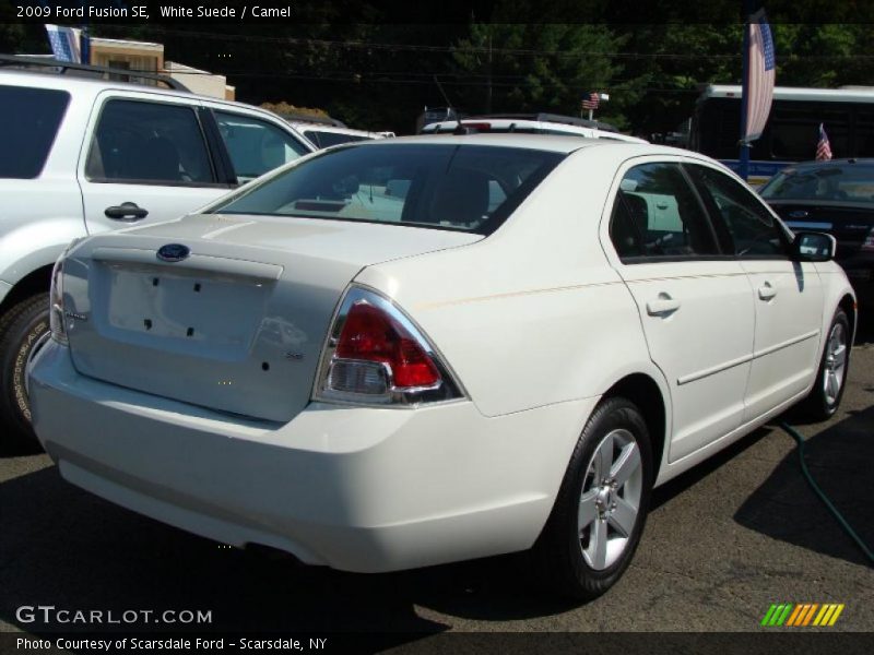 White Suede / Camel 2009 Ford Fusion SE