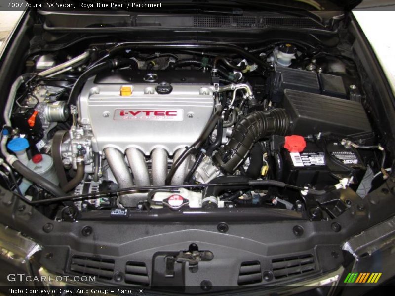 Royal Blue Pearl / Parchment 2007 Acura TSX Sedan
