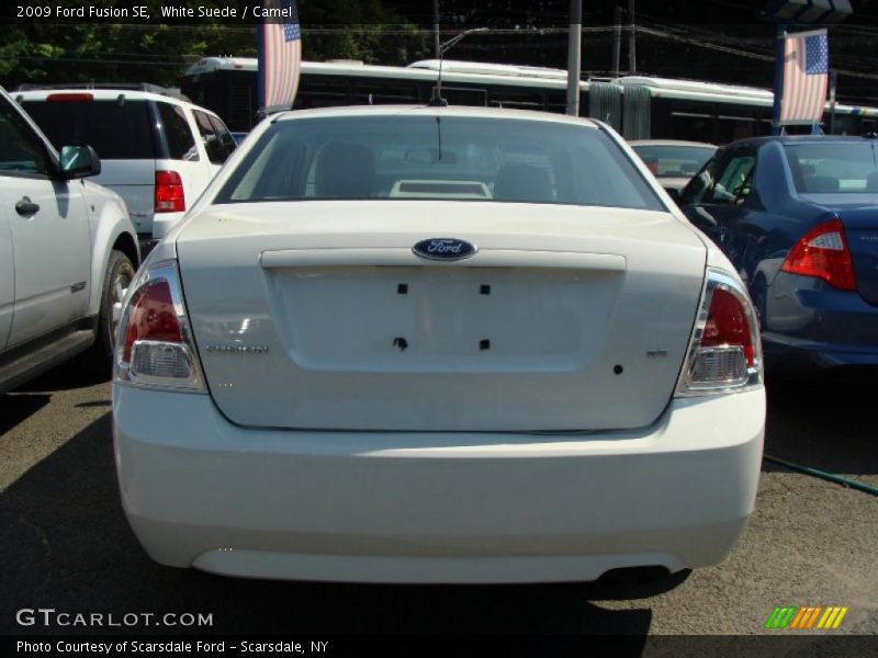 White Suede / Camel 2009 Ford Fusion SE