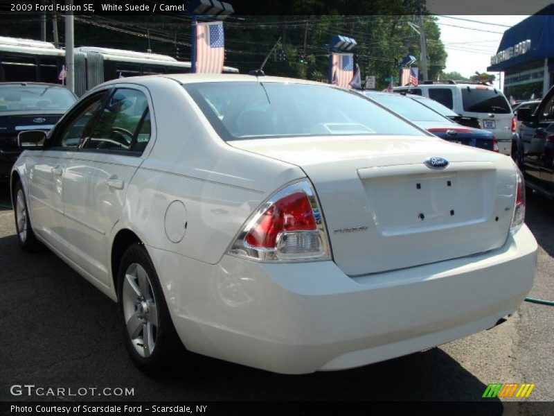 White Suede / Camel 2009 Ford Fusion SE