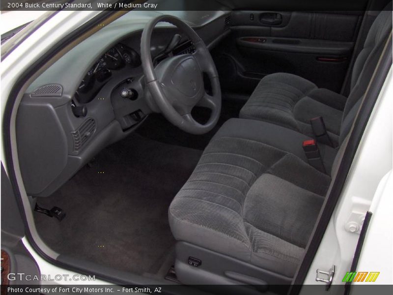 White / Medium Gray 2004 Buick Century Standard