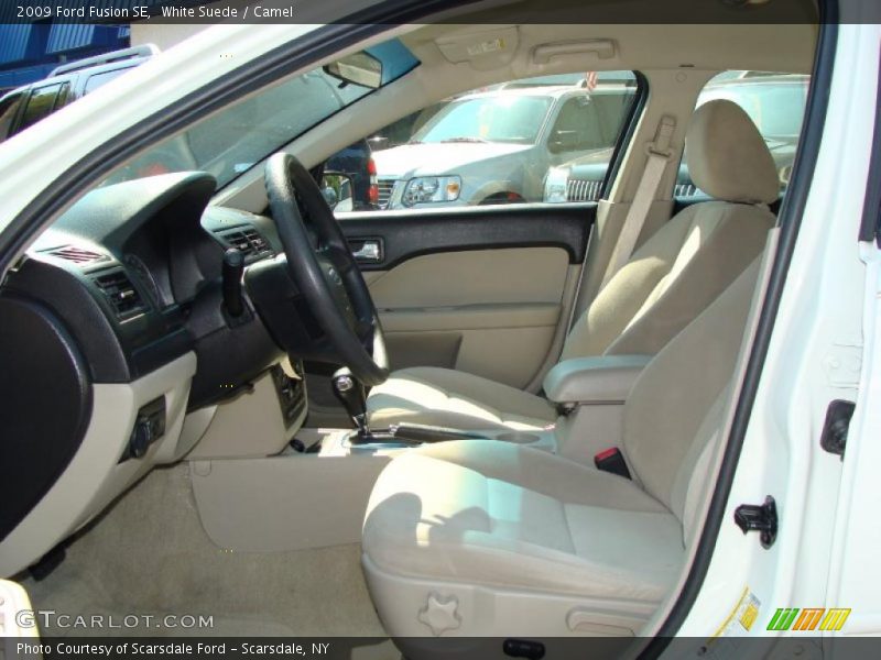 White Suede / Camel 2009 Ford Fusion SE
