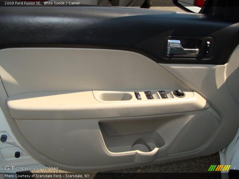 White Suede / Camel 2009 Ford Fusion SE
