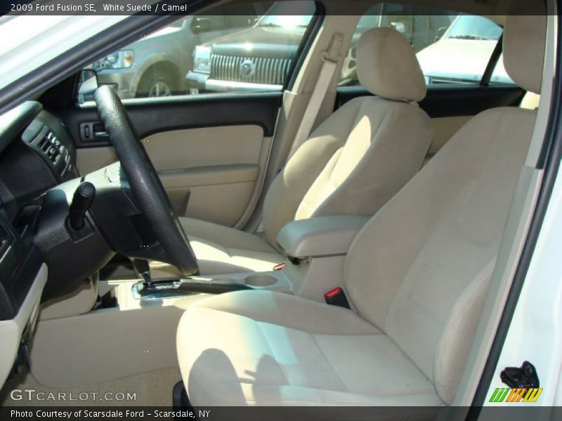 White Suede / Camel 2009 Ford Fusion SE