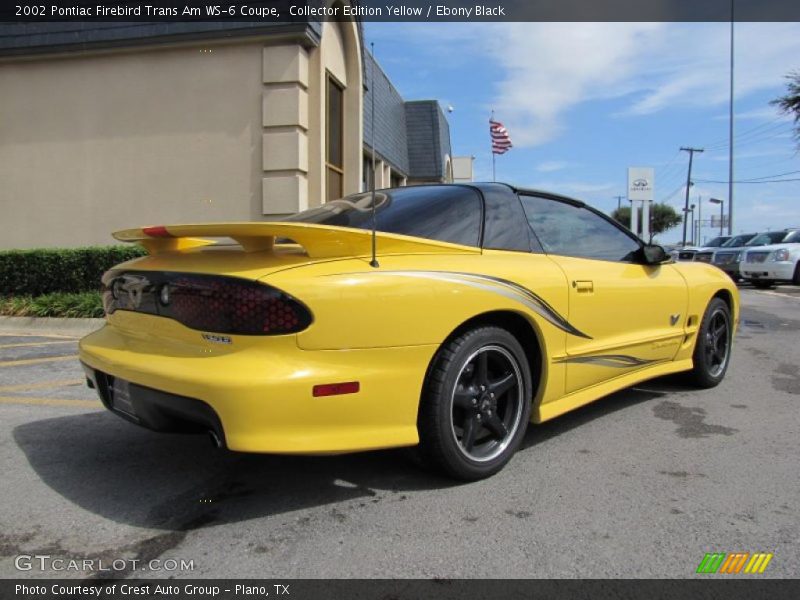 Collector Edition Yellow / Ebony Black 2002 Pontiac Firebird Trans Am WS-6 Coupe