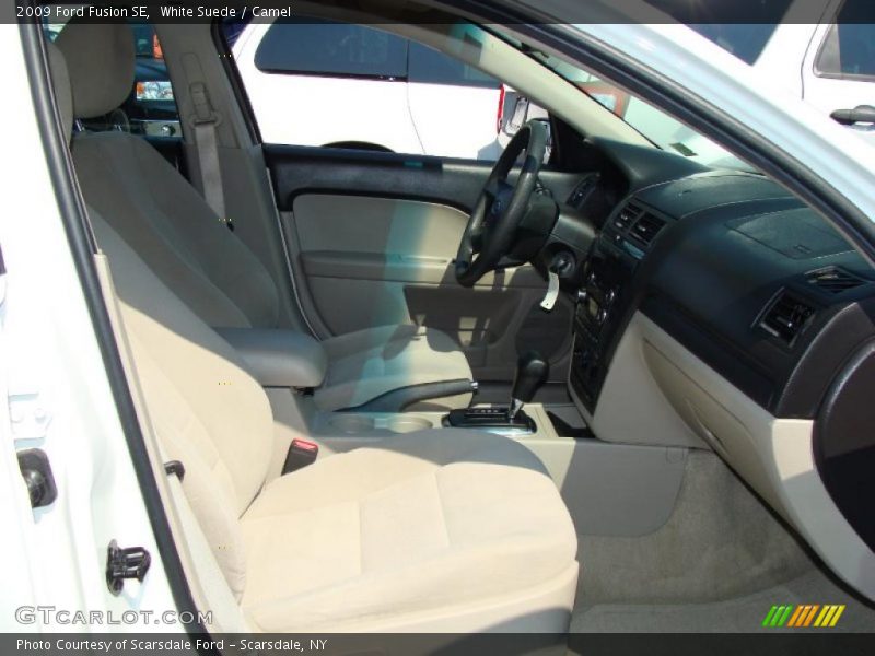 White Suede / Camel 2009 Ford Fusion SE