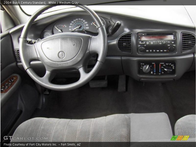 White / Medium Gray 2004 Buick Century Standard