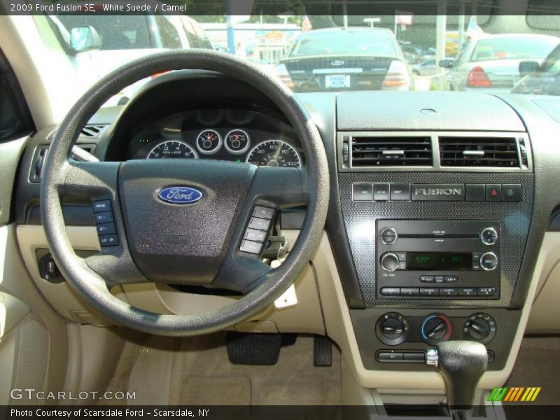 White Suede / Camel 2009 Ford Fusion SE