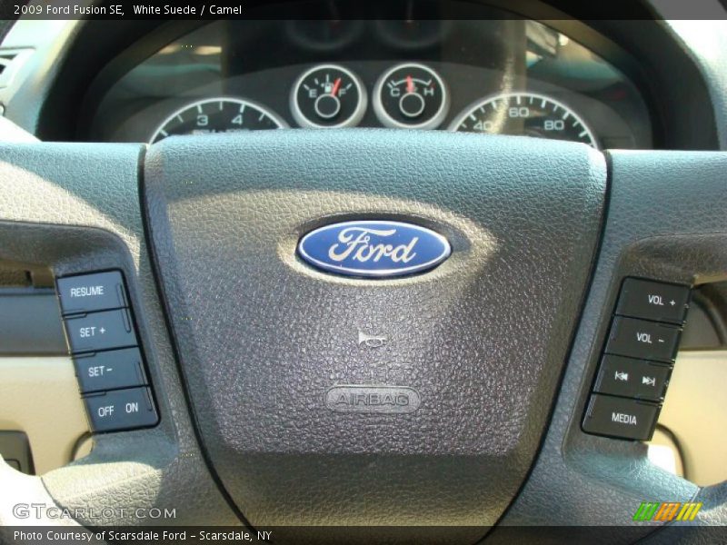 White Suede / Camel 2009 Ford Fusion SE