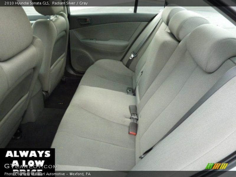 Radiant Silver / Gray 2010 Hyundai Sonata GLS