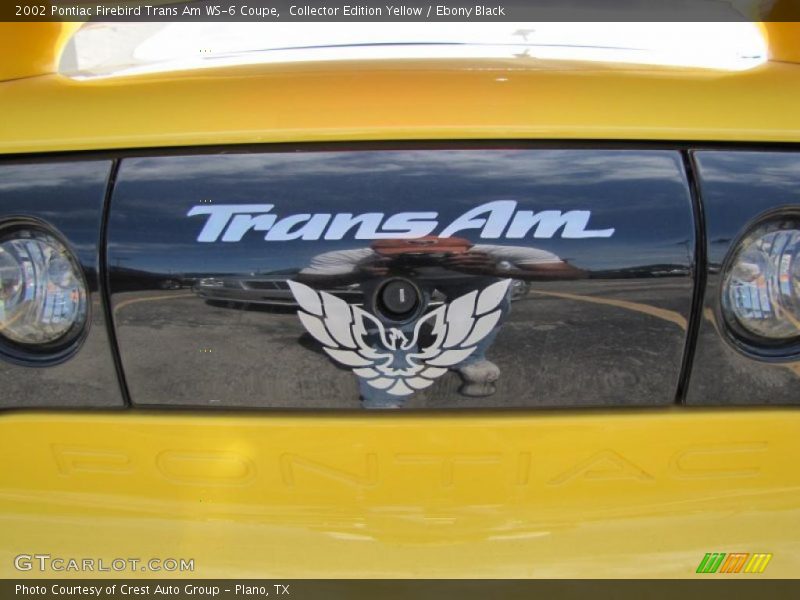 Collector Edition Yellow / Ebony Black 2002 Pontiac Firebird Trans Am WS-6 Coupe