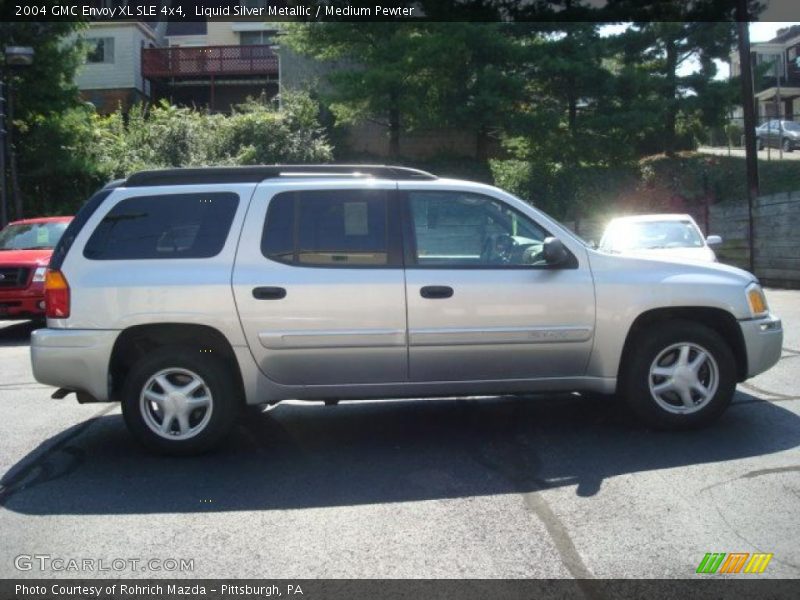 Liquid Silver Metallic / Medium Pewter 2004 GMC Envoy XL SLE 4x4