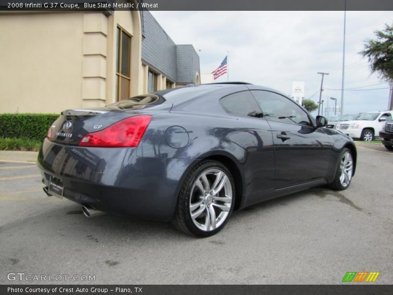 Blue Slate Metallic / Wheat 2008 Infiniti G 37 Coupe