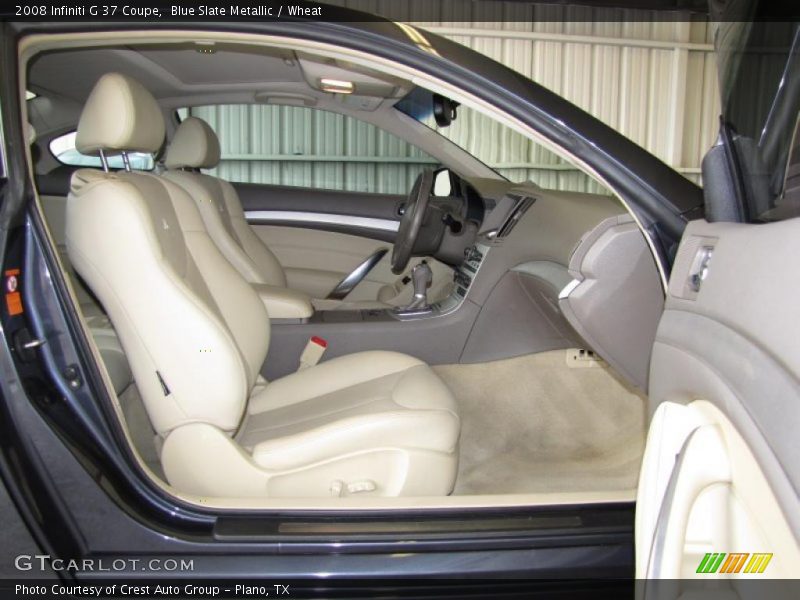 Blue Slate Metallic / Wheat 2008 Infiniti G 37 Coupe