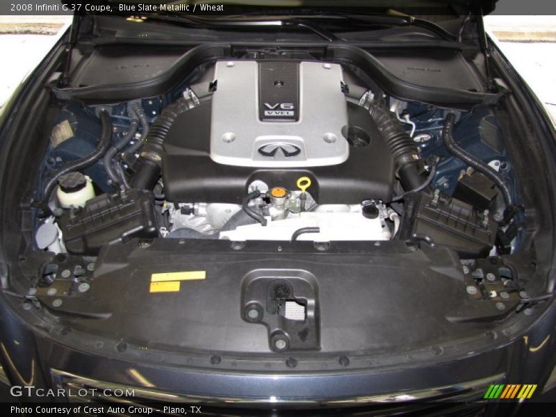 Blue Slate Metallic / Wheat 2008 Infiniti G 37 Coupe