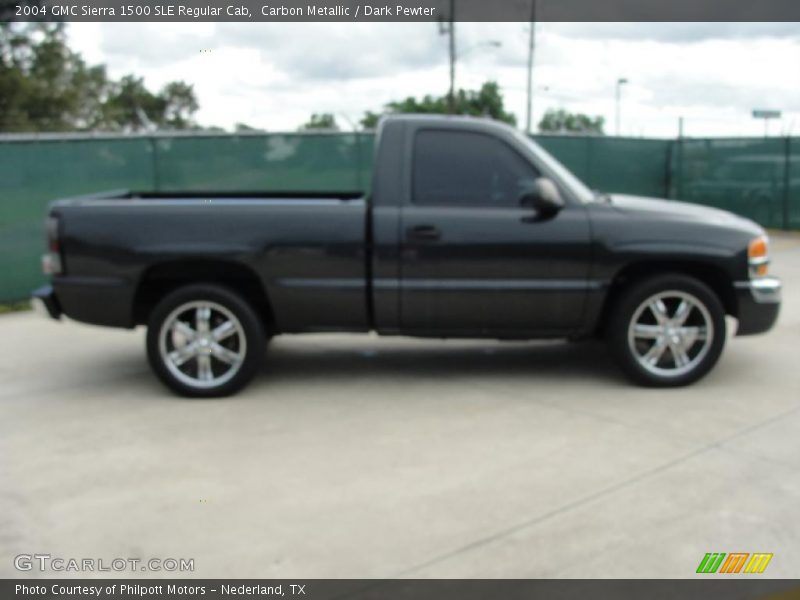 Carbon Metallic / Dark Pewter 2004 GMC Sierra 1500 SLE Regular Cab