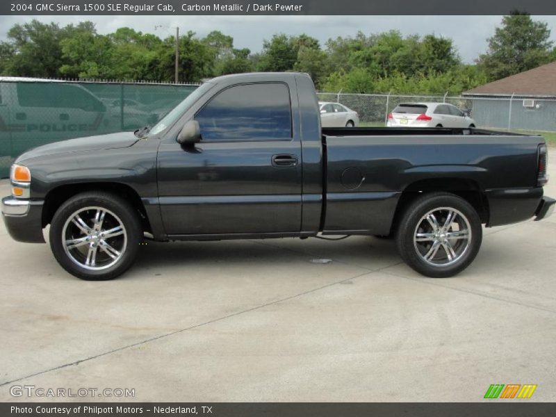 Carbon Metallic / Dark Pewter 2004 GMC Sierra 1500 SLE Regular Cab