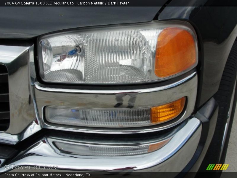 Carbon Metallic / Dark Pewter 2004 GMC Sierra 1500 SLE Regular Cab