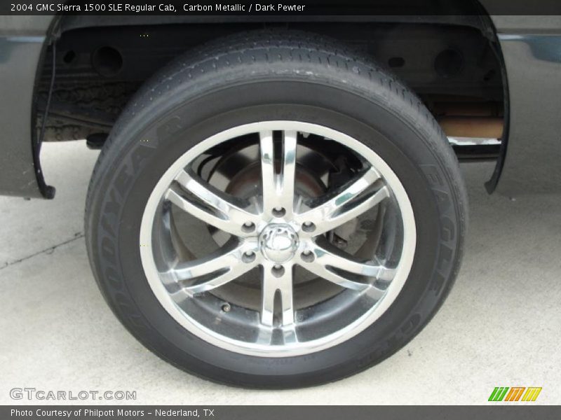 Carbon Metallic / Dark Pewter 2004 GMC Sierra 1500 SLE Regular Cab