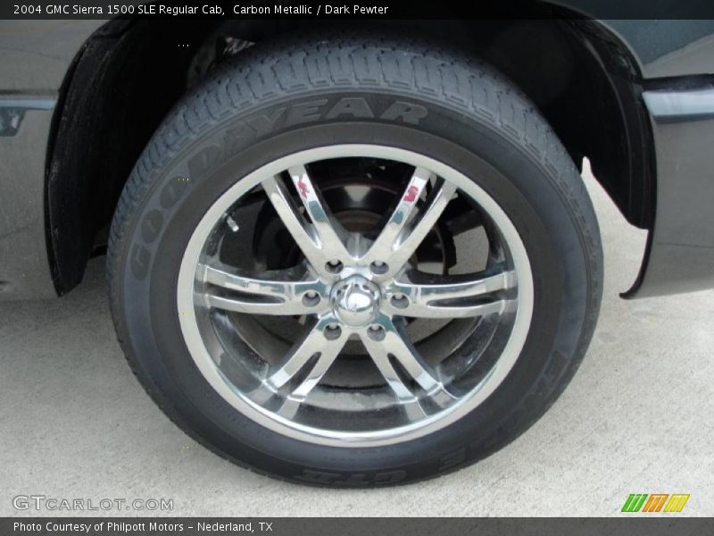 Carbon Metallic / Dark Pewter 2004 GMC Sierra 1500 SLE Regular Cab