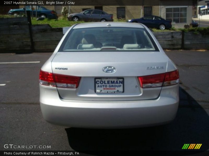 Bright Silver / Gray 2007 Hyundai Sonata GLS
