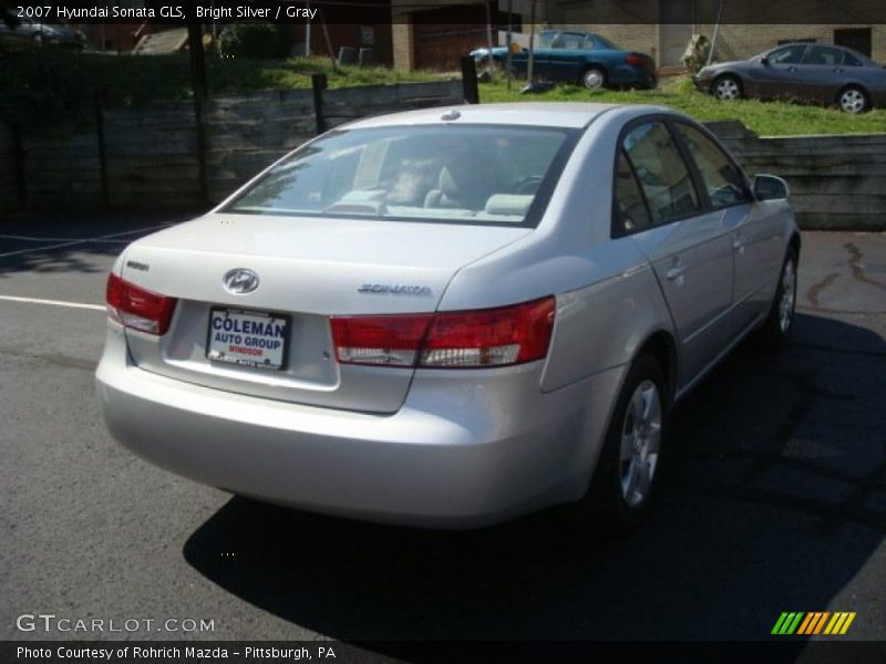 Bright Silver / Gray 2007 Hyundai Sonata GLS