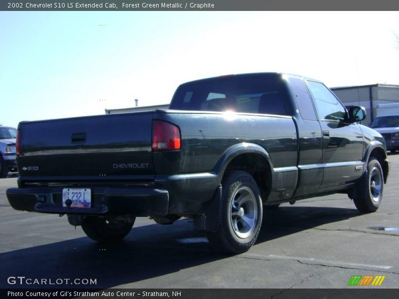 Forest Green Metallic / Graphite 2002 Chevrolet S10 LS Extended Cab