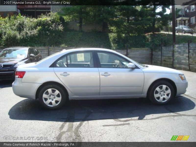 Bright Silver / Gray 2007 Hyundai Sonata GLS