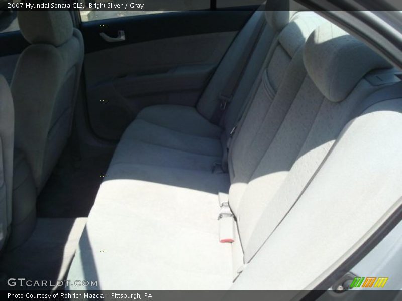 Bright Silver / Gray 2007 Hyundai Sonata GLS