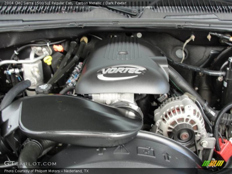 Carbon Metallic / Dark Pewter 2004 GMC Sierra 1500 SLE Regular Cab