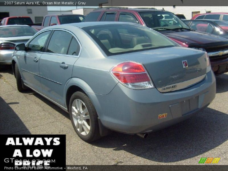 Ocean Mist Metallic / Gray 2007 Saturn Aura XE