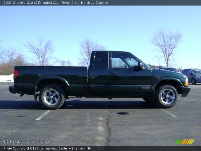 Forest Green Metallic / Graphite 2002 Chevrolet S10 LS Extended Cab