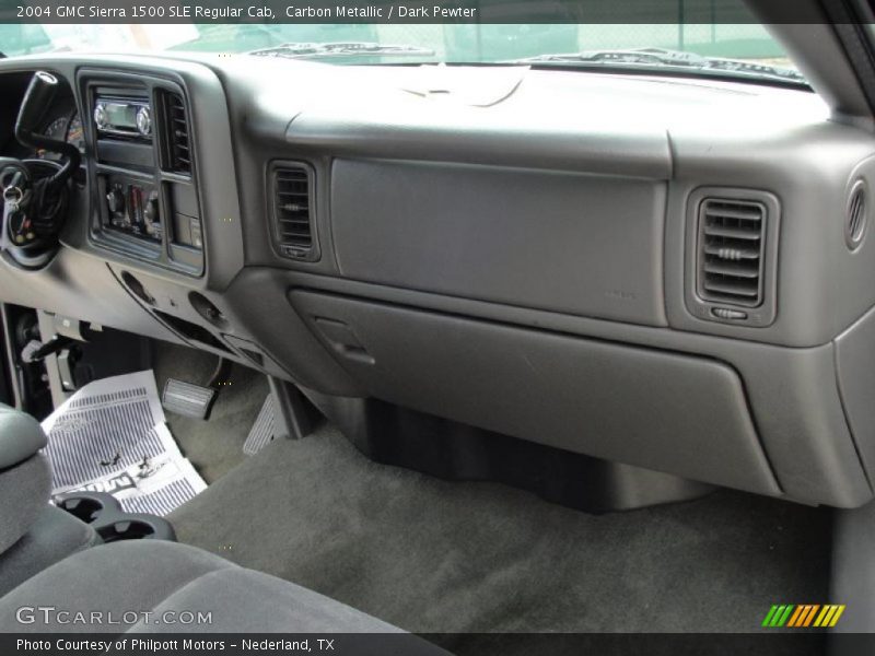 Carbon Metallic / Dark Pewter 2004 GMC Sierra 1500 SLE Regular Cab