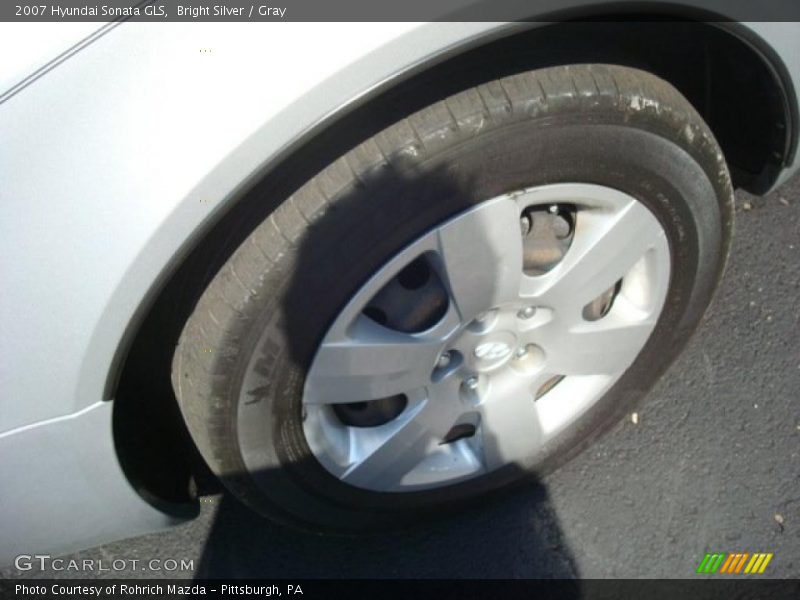 Bright Silver / Gray 2007 Hyundai Sonata GLS