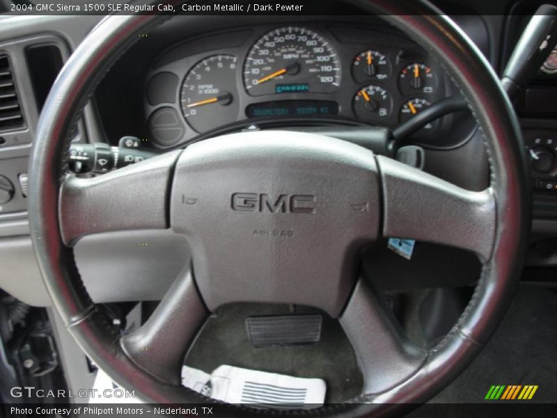 Carbon Metallic / Dark Pewter 2004 GMC Sierra 1500 SLE Regular Cab