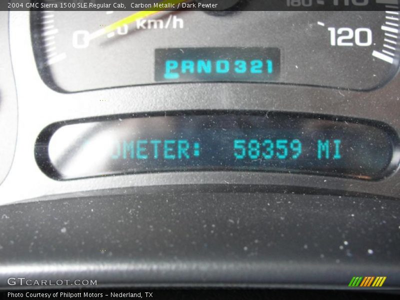 Carbon Metallic / Dark Pewter 2004 GMC Sierra 1500 SLE Regular Cab