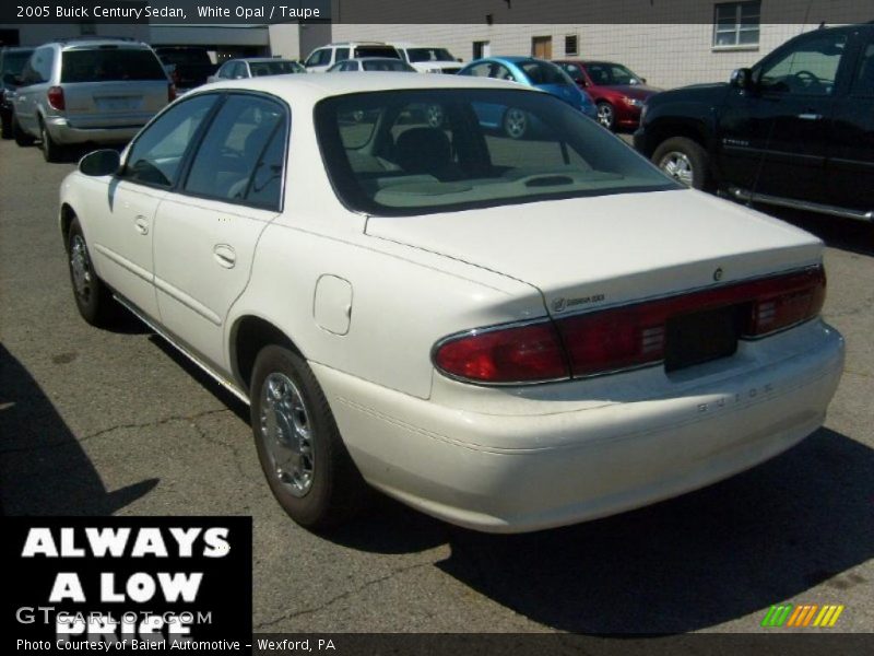 White Opal / Taupe 2005 Buick Century Sedan