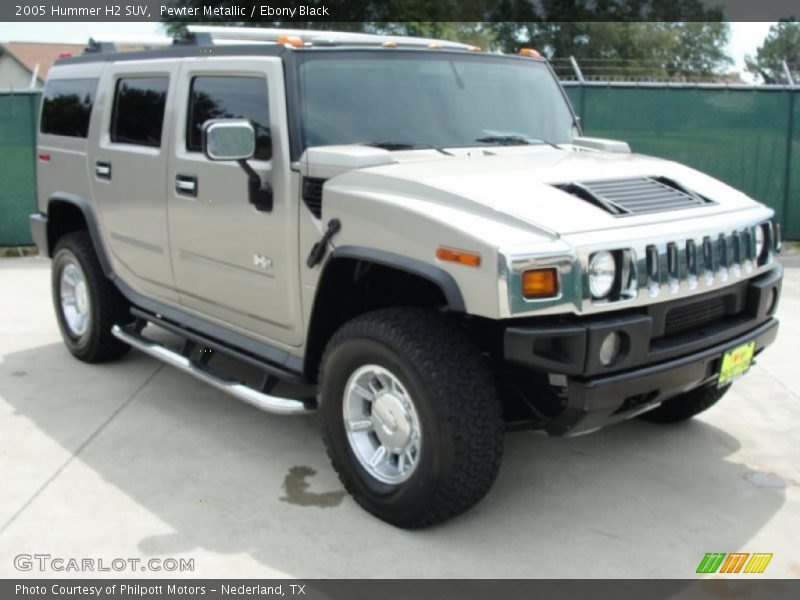 Pewter Metallic / Ebony Black 2005 Hummer H2 SUV