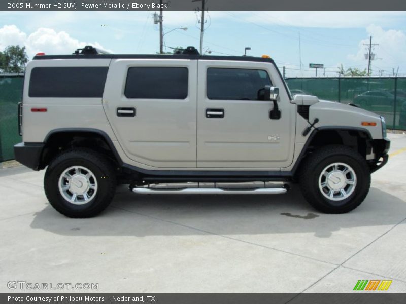 Pewter Metallic / Ebony Black 2005 Hummer H2 SUV