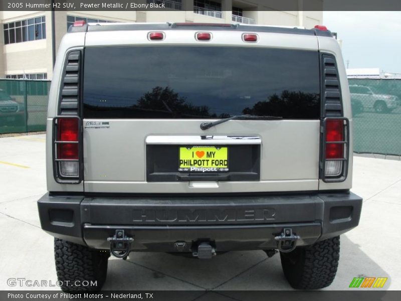 Pewter Metallic / Ebony Black 2005 Hummer H2 SUV