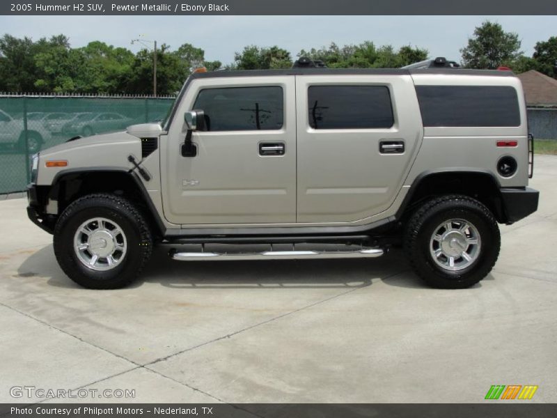 Pewter Metallic / Ebony Black 2005 Hummer H2 SUV
