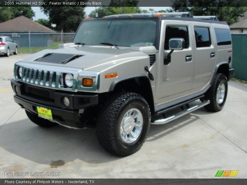 Pewter Metallic / Ebony Black 2005 Hummer H2 SUV