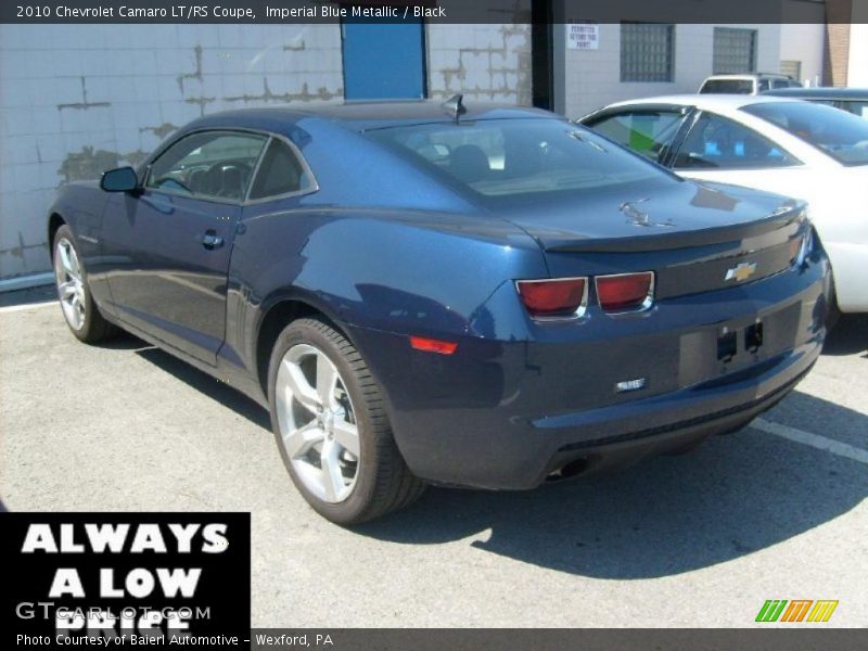 Imperial Blue Metallic / Black 2010 Chevrolet Camaro LT/RS Coupe