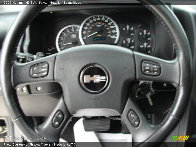 Pewter Metallic / Ebony Black 2005 Hummer H2 SUV